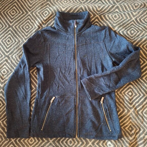 Women's MCKINLEY Rubin II Full Zip Fleece Jacket, Size SP, Navy Blue Melange - Picture 8 of 8